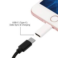 Usb Type C Female To Lightning Male Adapter For Iphone Ipad