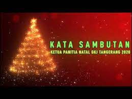 Perayaan natal punguan pomparan simataraja raja simarmata. Kata Sambutan Ketua Panitia Natal 2020 Youtube