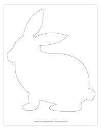 User has a whole lot liberty within the printing process. Easter Bunny Template Free Printable Bunny Pattern Pjs And Paint
