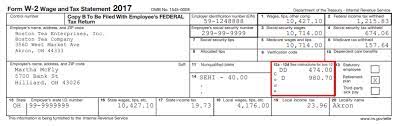 W-2 Box And Label Guidance For Deductions