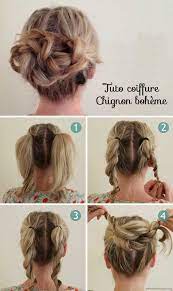Tutoriel tresses cheveux courts with a love like that. Tuto Coiffure Facile Cheveux Longs Courts Tuto Coiffure Cheveux Long Coiffure Facile Coiffures Simples