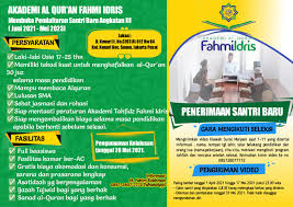 Contoh iklan mengaji al quran. Pendaftaran Akademi Al Qur An Fahmi Idris Angkatan Iii
