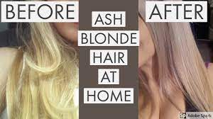 Ash Blonde Hair At Home How To Fix Yellow Hair Blonde Hair At Home Light Ash Blonde Hair Ash Blonde Hair Colour