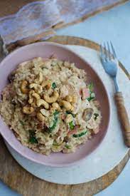 Super Quick Chicken And Bacon Risotto Recipe Dairy Free Recipe Risotto Recipes Bacon Risotto Pcos Recipes