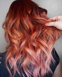 Copper Pink Hair Pinke Haare Haar Styling Rosa Haare