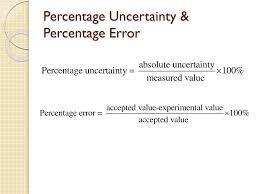 This free percent error calculator computes the percentage error between an observed value and the true value of a measurement. Ppt Uncertainty Errors In Measurement Powerpoint Presentation Free Download Id 1901934