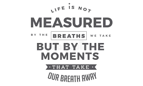 Life is not measured by the number i'm not sure if this is true, though. Life Is Not Measured By The Breaths We Take Stock Vector Illustration Of Lifestyle Card 127869016
