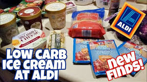 Here's the scoop on the frosty pints that won't kick you out of ketosis. Keto New Finds At Aldi Including Low Carb Ice Cream Keto Haul Youtube