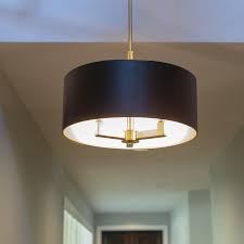 Dsi Hamilton Collection 3 Light Black And Gold Pendant 17858 The Home Depot Light Fittings Living Room Bedroom Light Fixtures Gold Dining Room