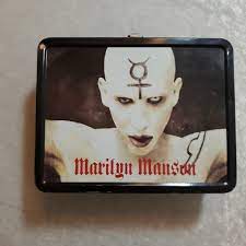 Gidget gein, marilyn manson, daisy berkowitz, vincent crane, peter ker, michael finesilver, arthur brown producers: Nothing Records Kitchen Vintage Marilyn Manson Lunchbox Rare Poshmark