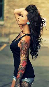 Unique style sleeve tattoo for women. Mindblowing Sleeve Tattoos Designs For Men And Women