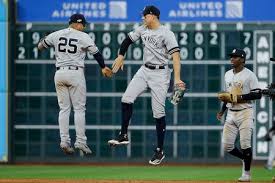 Uk viewers will be able to watch live action from the 2020 mlb season via bt sport if you're in the uk and looking to watch all three matches in the series live, then you'll need to head to mlb.tv.the streaming service is offering all. Watch Alcs New York Yankees Vs Houston Astros Game 2 10 13 19 Time Tv Channel Live Stream Nj Com