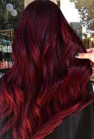 19 Cute Hair Colours To Get Perfect Combo Cute Hair Colours Let S Start With The Fact That Dark Haired Girls Look Wine Hair Color Deep Red Hair Burgundy Hair