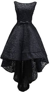 Sleeveless Beaded High Low Prom Dress Lace Evening Gown In 2020 Lace Evening Gowns High Low Prom Dresses Fashion Dresses