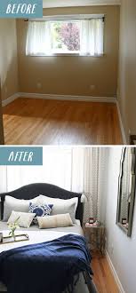 When you want to makeover your bedroom, but you don't have any bedroom makeover ideas, and to top it off, you're on a budget, don't get frustrated! Small Bedroom Makeover Before After The Inspired Room Small Bedroom Makeover Bedroom Makeover Before And After Remodel Bedroom