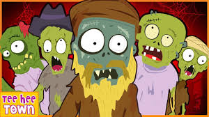 Download the perfect zombie pictures. Five Scary Zombies Spooky Nursery Rhymes For Kids Skeletons Monsters More By Teehee Town Youtube