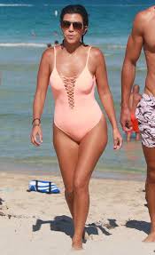Khloe's not the only camel toe in the kardashian family. Kourtney Kardashian In Swimsuit Miami 9 17 2016 Celebmafia