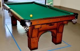 Bbc St Bernard Pool Table Circa 1910 Golden West Restored And Refinished This Beautiful Arts And Craft Mission Style Golden West Billiard Tables Antiq