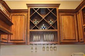 The 3 tier bamboo corner shelving rack is a practical and convenient way to keep your cabinets, cupboards. Wine Rack Big X Style Burrows Cabinets Central Texas Builder Direct Custom Cabinets Kitchen Shelf Design Kitchen Cabinet Design Kitchen Cabinets