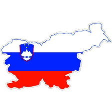 Slovenia, officially the republic of slovenia (slovene: Autocollant Sticker Voiture Drapeau Carte Slovenie Cdiscount Maison
