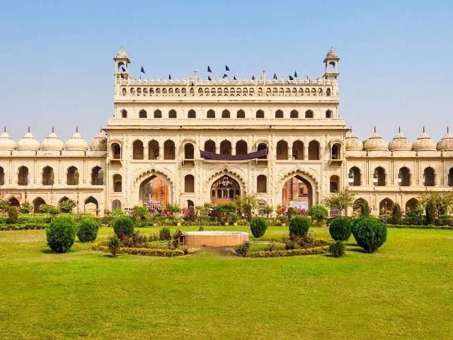 Architectural grandeur of Bara Imambara, AI generated