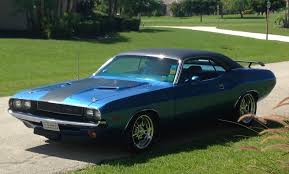 Image result for Dark Blue 1970 Challenger