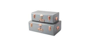 Are there any locking storage trunks on amazon? Grey Storage Trunk Set Aldi Uk