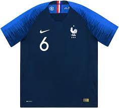 Home, away and third for most clubs in this style. 2018 France Player Issue Authentic Home Shirt Pogba 6 Very Good L Classic Retro Vintage Football Shirts
