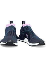 Adidas by stella mccartney ultraboost x 3d knit laufschuh. Adidas Originals Nmd Cs1 Stretch Knit Sneakers Navy In Blue Lyst