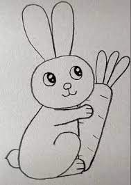 Learn to draw manga with my other website: Graphite Pencil Draw On Twitter Rabbit Drawing Easy Draw Pencil Https T Co K7o74lksgs