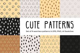 Cute Vector Patterns Free To Download As Of Today Monday 12 09 2019 Free Design Resources Vector Pattern Free Design Elements