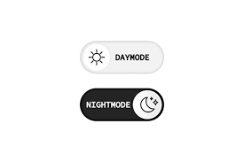 Daymode And Nightmode Switch Button Light And Dark Theme 983005 Icons Design Bundles Light In The Dark Light Vs Dark Creative Graphic Design