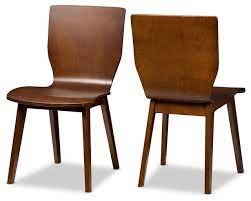 Shop over 1,400 top walnut dining chairs and earn cash back all in one place. Elsa Mid Century Modern Scandinavian Style Dining Chairs Dark Walnut Set Of 2 Scandinavian Dining Chairs By Virventures Houzz