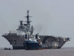 save 'viraat' slowly sinking