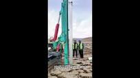 Crawler Solar Spiral Pile Driver Mini Hydraulic Post Machine Hydraulic  Hammer for Solar Pile Drivers