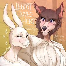 Loathing but make it one-sided 🩷💚 This whole post is just beastars if the  plot was gay (like it wasnt already gay enough with their canon subtexts  lmaoo). Felt like drawing