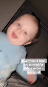 Replying to @no_user96_ happy hand flapping is perfectly normal and most  babies will grow out of it by the time they are 3 years old. obviously if  you are concerned about your baby then you should ...