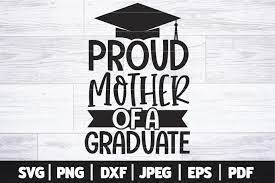 Download Proud Mother Of A Graduate Svg Graduation Svg Cut File 1242735 Cut Files Design Bundles
