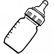 Kids n fun 23 kleurplaten van baby. Baby Met Fles Tekening