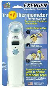 Just like the video states, think 't' the temporal artery thermometer scans the forehead area for the temporal artery and it is almost impossible to q: Exergen Temporal Artery Thermometer By Exergen Amazon De Baby