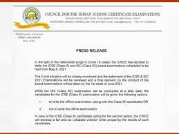 It was established in 1958. Icse Isc Board Exam 2021 Postponed New Dates To Be Announced After Review In June Get Details Here