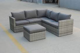 Mobilier De Jardin En Resine Tressee Design Gris Beige Zelie Mobilier Jardin Meuble Exterieur Salon De Jardin Design