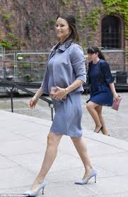 Pregnant Princess Sofia Of Sweden Shows Off Her Burgeoning Baby Bump Princess Sofia Of Sweden Princess Sofia Royal Fashion