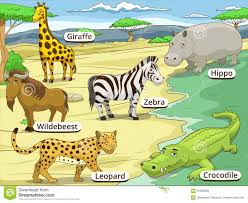 Animaux Africains De La Savane De Jeu Educatif Illustration De Vecteur Illustration Du Animaux Savane 61056895 Ainsi nos inséparables amis, ella, zuzu, mimi et poco ont décidé de le fêter tous les. dreamstime
