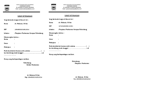 Untuk membuat surat keterangan sehat, kamu bisa mendatangi rumah sakit, puskesmas, klinik ataupun praktik dokter. Surat Keterangan Sakit
