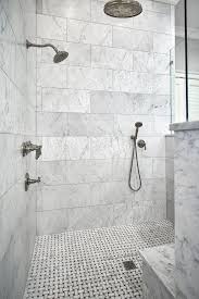 Black And White Marble Tiles Bathroom Image Result For 12x24 Marble Tile Bathroom Small Bathroom Tiles Master Bathroom Shower Shower Remodel