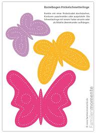 Schmetterlinge Mobile Pink Orange Lila Bastelbogen Zum Prickeln Bastelbogen Basteln Basteln Fruhling Kinder