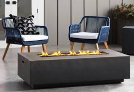 Small black lava rock, burner cover and 10 foot gas hose are included define your outdoor space with the clean design of a real flame baltic rectangular fire table. Rectangular Fire Pit Tables Free Shipping Over 35 Wayfair
