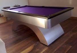Pool Table With Black Cushion Rails And Purple Pool Table Cloth Future Home Purple Furniture Purple Rooms Purple