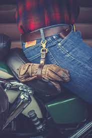 The Tie Down Is Both A Key Lanyard And A Glove Wrap For The Riders Keeps Gloves To The Side When Not Ridin Motorcycle Style Cafe Racer Style Bike Accessories